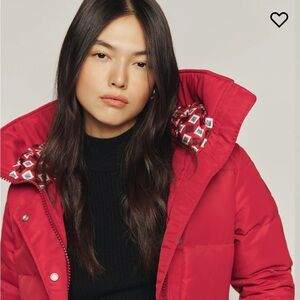 Canada Goose Shelburne Parka for Reformation 1456 - Lipstick-Rouge à lèvres